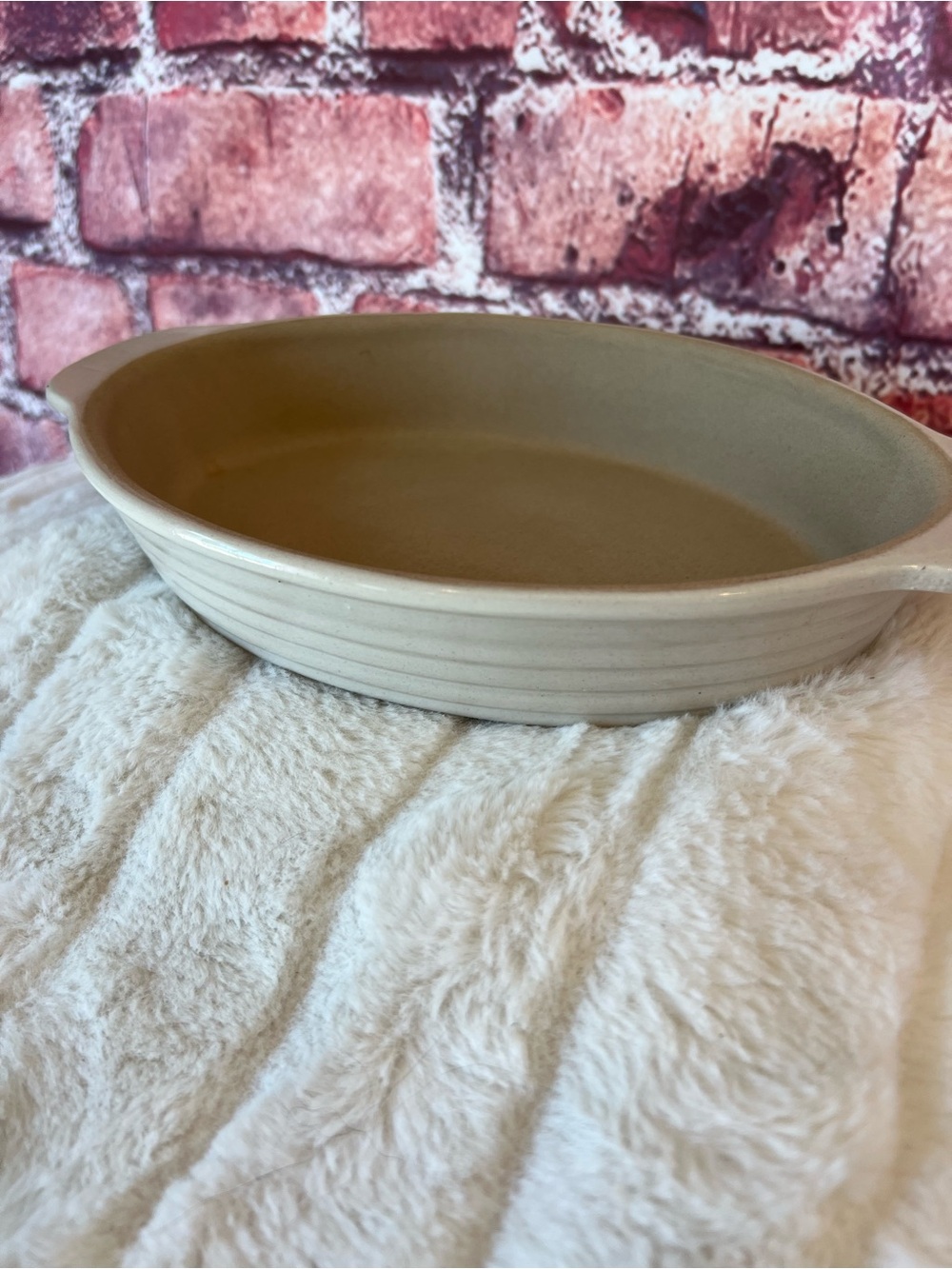 Pampered Chef Family Heritage Small Oval Baker Stoneware 05102